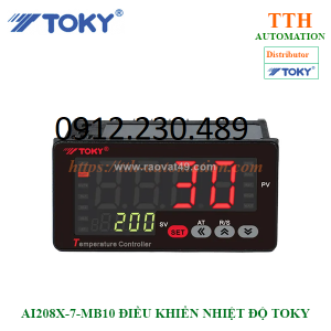 Ai208x-8-mb10 điều khiển nhiệt độ toky 96w×48h×73l(mm)