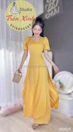 Áo dài bưng quả plussize thoải mái mà vẫn duyên dáng