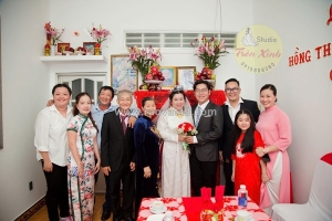 Áo dài cưới plussize – đẹp truyền thống, mặc dễ dàng