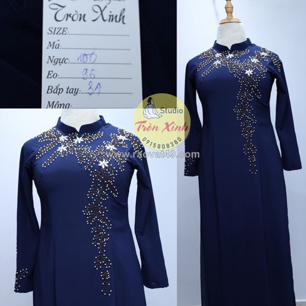 Áo dài sui gia bigsize sang trọng cho ba mẹ hai bên