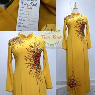 Áo dài sui gia plussize nhã nhặn thanh lịch ngày cưới