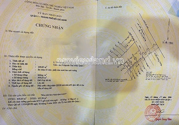 Bán 4 căn mặt tiền calmette quận 1, 310 m², ngang 13m, gần chợ bến thành