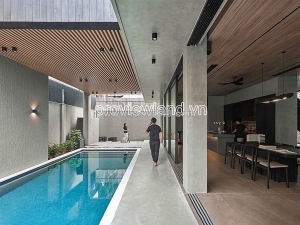 Bán biệt thự hồ bơi thảo điền 534 m², 4 tầng, 3pn, hồ bơi riêng, thang máy, tặng nội thất cao cấp