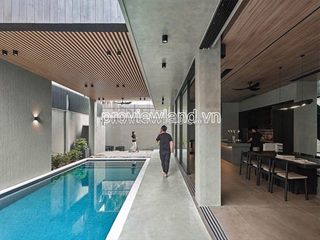 Bán biệt thự hồ bơi thảo điền 534 m², 4 tầng, 3pn, hồ bơi riêng, thang máy, tặng nội thất cao cấp