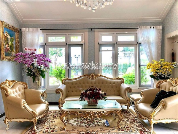 Bán biệt thự thạnh mỹ lợi, 550 m², ngang 25m, bán hầm + trệt + 2 lầu, 4pn, gara ô tô