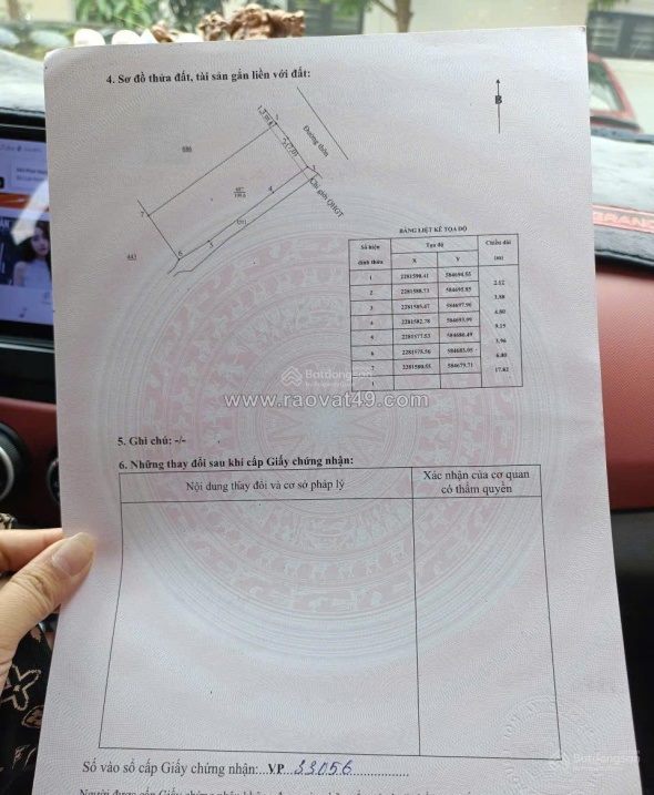 Bán đất thôn đông hồng xã quỳnh an (trước đây thuộc quỳnh bảo, quỳnh phụ, thái