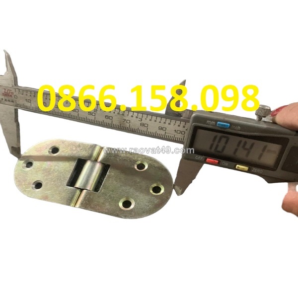 Bản lề gập oval dùng cho loại nội thất nào?