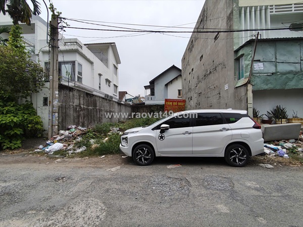 Bán lô đất biệt thự mặt tiền đường số 37 - khu dân cư bình dân - hiệp bình