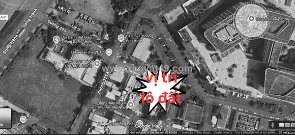 Bán lô đất chung tường bệnh viện ung bướu 2, thủ đức, tp hcm