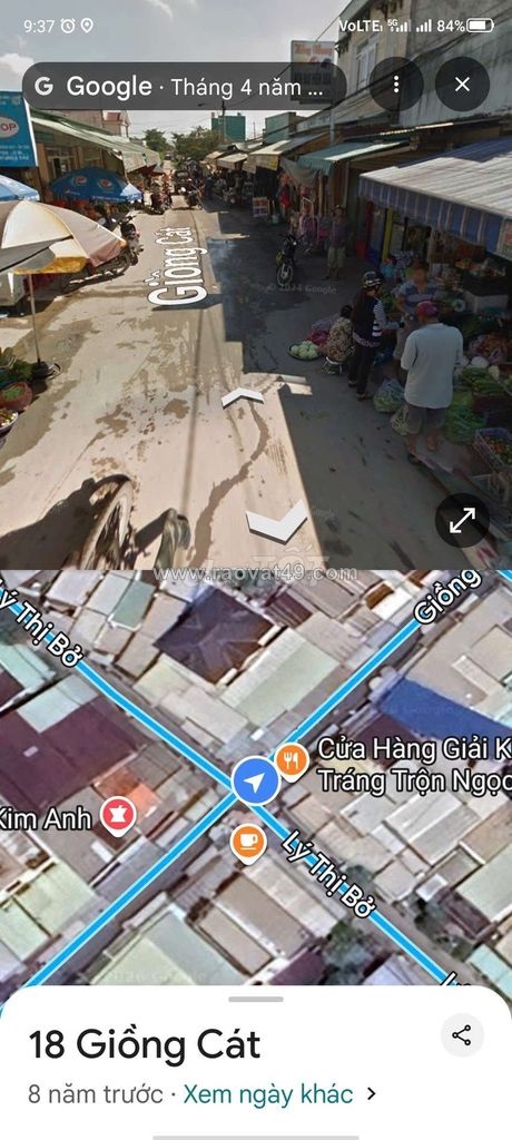 Bán lô đất đẹp, 95m2 full thổ cư - mặt tiền kinh doanh chợ tại tân phú trung,