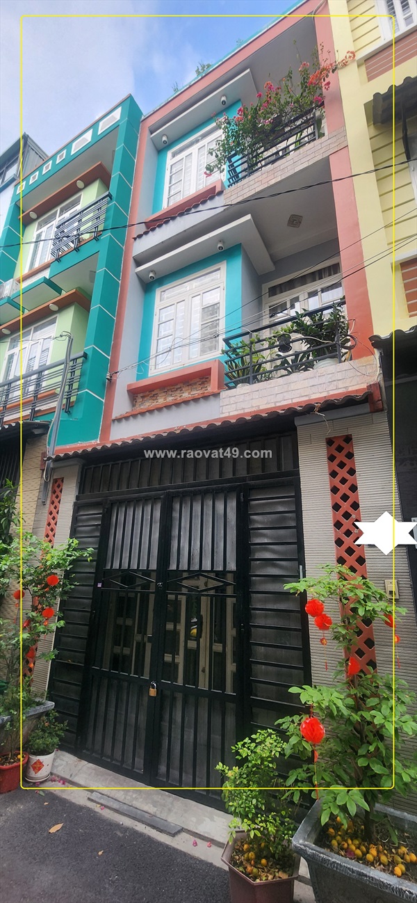 Bán nhà hxh gò dầu q.tân phú 48m², 3tầng,6.49tỷ - gần aeon