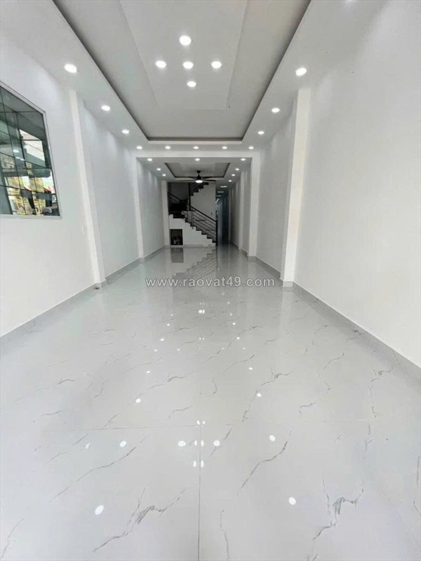 Bán nhà mặt tiền nguyễn oanh, gần lê đức thọ, 4x25m, 2 tầng -2 pn, hđt 22tr,