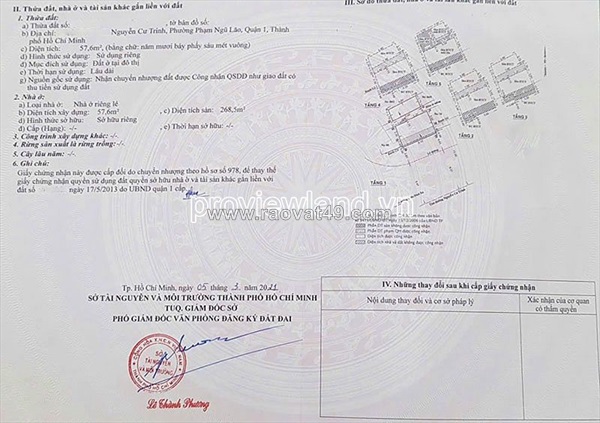 Bán nhà nguyễn cư trinh, quận 1, 57.6m2 đất, ngang 8m, 5 tầng, đang cho thuê