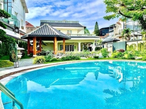 Bán siêu biệt thự trần ngọc diện, thảo điền, 970m2 thổ cư, 2 tầng, hồ bơi + sân vườn