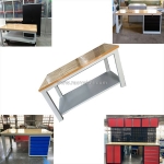 Bàn thao tác có 1 sàn kt: w2000xd1000xh800mm