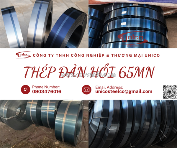 Bán thép 65mn – thép lò xo, độ cứng cao – nhận cắt theo yêu cầu