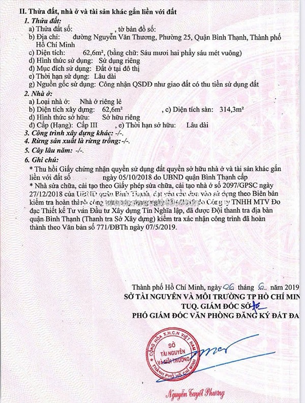 Bán tòa nhà văn phòng nguyễn văn thương, bình thạnh, 5 tầng, 4x20m