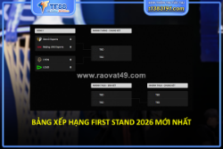 Bảng xếp hạng first stand 2026 mới nhất