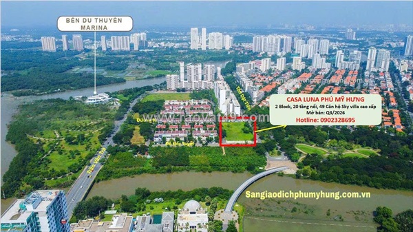 Báo giá dự án casa luna cầu ánh sao phú mỹ hưng