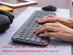 Bộ bàn phím chuột không dây logitech signature slim mk950