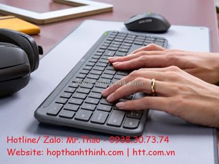 Bộ bàn phím chuột không dây logitech signature slim mk950