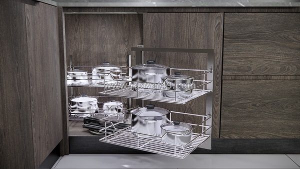 Các phụ kiện bếp tanium giúp căn bếp gọn gàng và sang trọng hơn