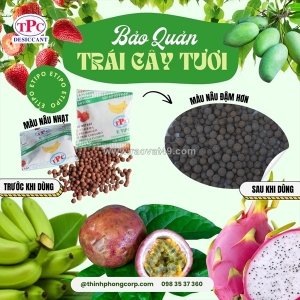 Cách giúp trái cây chậm chín, giúp hỗ trợ xuất khẩu đi xa