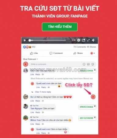 Cách quét số điện thoại trên facebook nhanh đơn, giản chỉ trong 3 giây