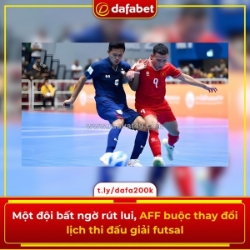 Campuchia rút lui, aff điều chỉnh lịch thi đấu futsal đông nam á 2026