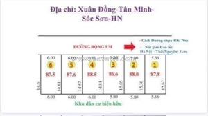 Cần bán lô đất vị trí cực tiêm năng , sát đường tỉnh lộ 4  ,dt - 87,8 m fun