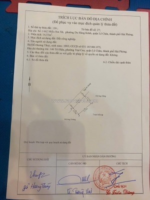 Cần bán nhà riêng, mặt ngõ cách đường 8 m miếu 2 xã, dư hàng kênh , lê chân, hải phòng