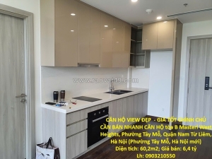 Căn hộ view đẹp  - giá tốt chính chủ cần bán nhanh căn hộ tòa b masteri west