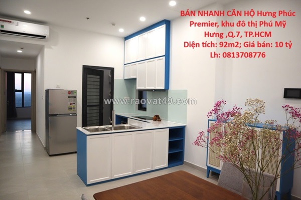 Căn hộ view đẹp- giá ưu đãi cần bán nhanh căn hộ hưng phúc premier quận 7, tphcm