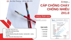 Cáp chống cháy chống nhiễu 2 lõi altek kabel – phân phối tp.hcm, bình dương, đồng nai
