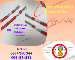 Cáp chống cháy chống nhiễu 2cx1.5mm2 - hàng sẵn hà nội