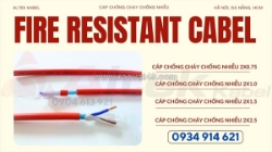 Cáp điện chống cháy chống nhiễu 1px16awg altek kabel