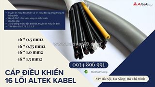 Cáp điều khiển 16x1.0 ct-500 chính hãng – phân phối nghệ an, hà tĩnh, thanh hóa