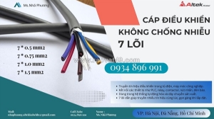 Cáp điều khiển 7 lõi altek kabel không chống nhiễu – cung cấp hà nội, bắc ninh, hưng yên, hải dương