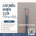 Cáp điều khiển đồng mềm 2 lõi vỏ xám altek kabel