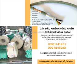 Cáp điều khiển rvvp/ cxv- sc 5x0.5 altek kabel sẵn đà nẵng, hà nội