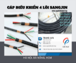 Cáp điều khiển sangjin 4 lõi có sẵn hồ chí minh, vũng tàu, khánh hòa