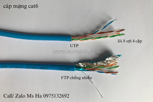 Cáp mạng 4 pair ftp cat6 altek kabel chính hãng