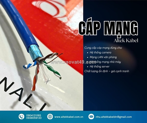 Cáp mạng lan dùng cho hệ thống it doanh nghiệp