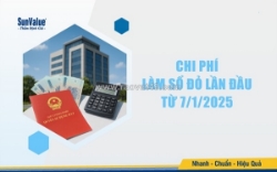 Cập nhật chi phí làm sổ đỏ từ 7/1/2025