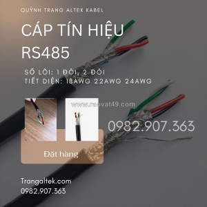 Cáp rs485 chống nhiễu hai lớp altek kabel  1 pair 2 pair