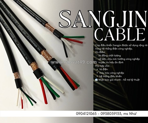 Cáp sangjin dùng cho dây chuyền sản xuất