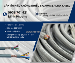 Cáp tín hiệu chống nhiễu 6x1.0mm2 altek kabel đà nẵng, hà tĩnh, quảng bình