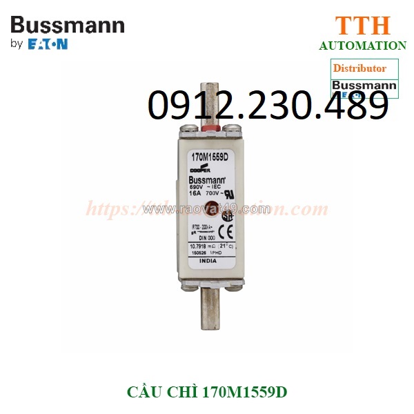 Cầu chì bussmann 170m1559d và vhương trình hỗ trợ kỹ thuật cho nhiều mặt hàng