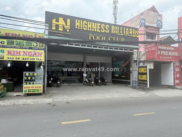 Cc- sang quán mặt bằng quán bida 1000m2 tại phan văn hớn, bà điểm, hóc môn, tp