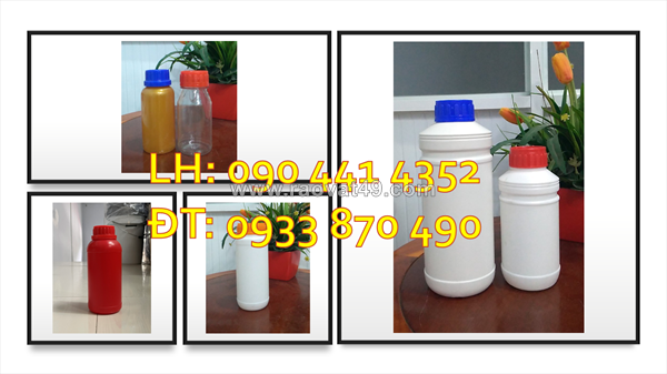 Chai nhựa 1 lít giá rẻ, chai nhựa 500ml dày – giá ổn định nhất thị trường